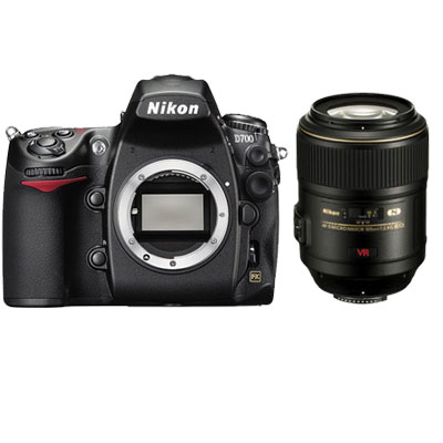 Nikon D700 Digital SLR with 105mm Nikkor Lens