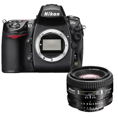 Nikon D700 Digital SLR with 50mm Nikkor Lens