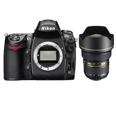 Nikon D700 plus 14-24mm Lens