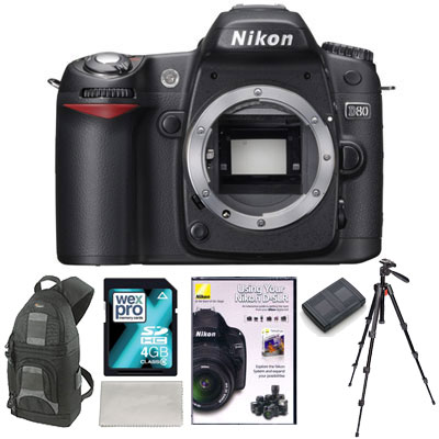 Nikon D80 Digital SLR - TRIPOD KIT