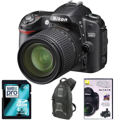 Nikon D80 Digital SLR with 18-135mm Lens -