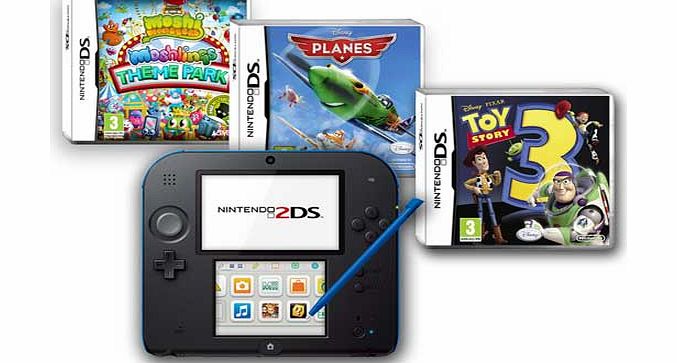 2DS Black. Moshi Monsters 2. Disney Planes  Toy