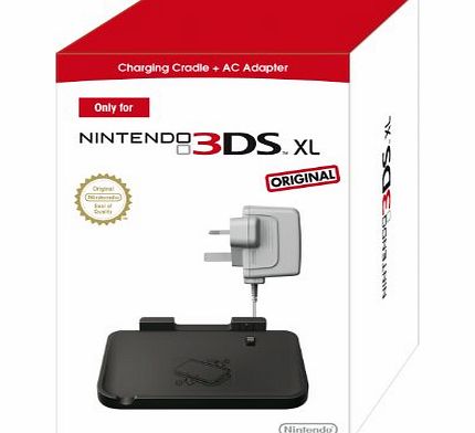 Nintendo 3DS XL Charging Cradle and AC Adaptor
