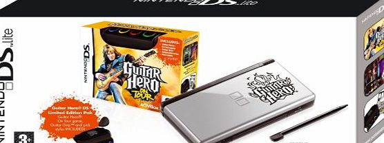 Nintendo DS Lite Handheld Console with Guitar Hero: On Tour (Nintendo DS)