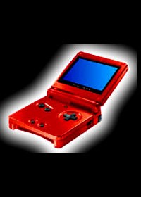 GBA SP Flame Red