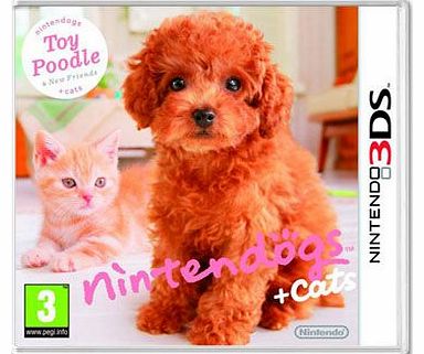 Nintendo gs and Cats 3D - Poodle on Nintendo 3DS