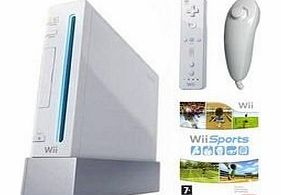 Nintendo Wii Console (Includes Wii Sports)   Wii Fit Bundle - UK PAL Version (Limited Stocks)