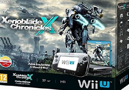 Nintendo Wii U 32GB Xenoblade Premium Pack - Black (Includes Exclusive Artbook and World Map)