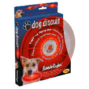 Dog Discuit LED Frisbee Red