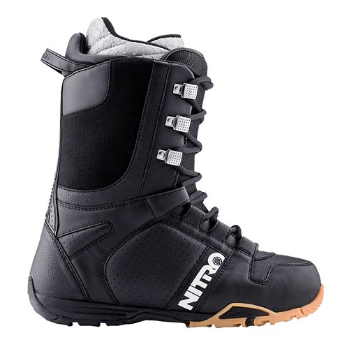 Nitro Mens Nitro Anthem Snowboard Boots Black / White / Gum