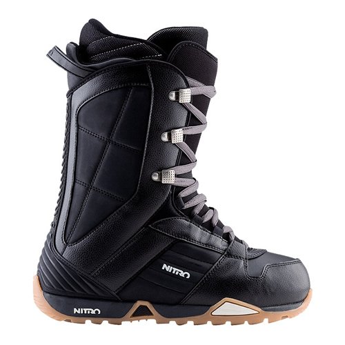 Nitro Mens Nitro Barrage Snowboard Boots Black / Charcoal / Gum