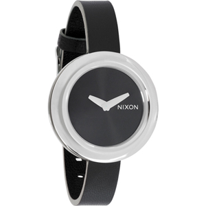 Ladies Nixon Pirouette Watch. Black Silver