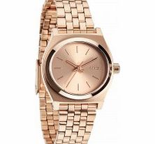 Nixon Ladies Small Time Teller All Rose Gold Watch