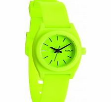 Nixon Ladies Small Time Teller P Lime Watch