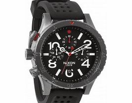 Nixon Mens Gunmetal Black 48-20 Chrono P Watch