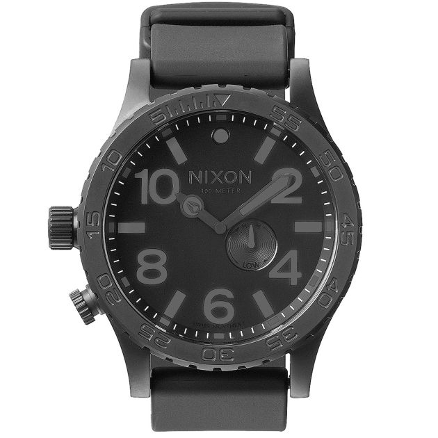 Nixon Mens Nixon 51-30 Pu Watch - All Black