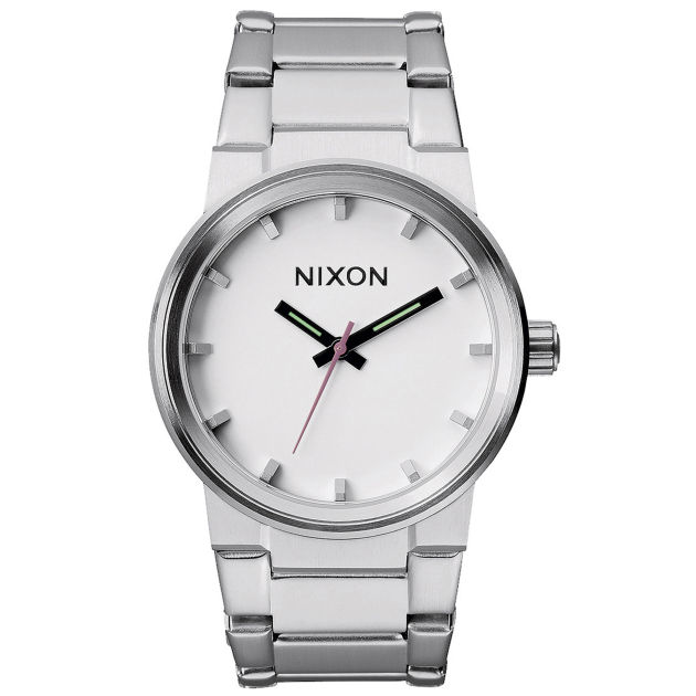 Nixon Mens Nixon Cannon Watch - White
