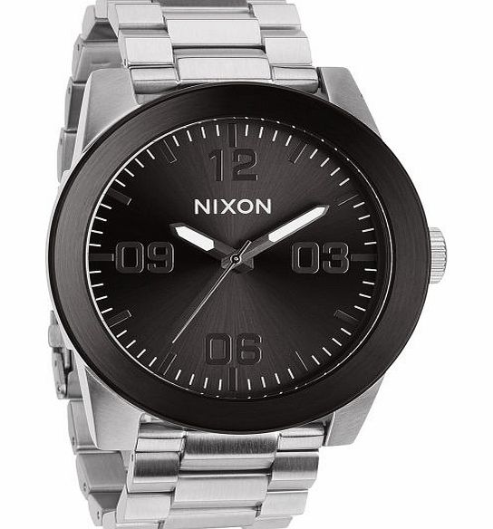 Nixon Mens Nixon Corporal Ss Watch - Silver / Gunmetal