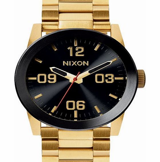 Nixon Mens Nixon Private Ss Watch - All Gold / Black