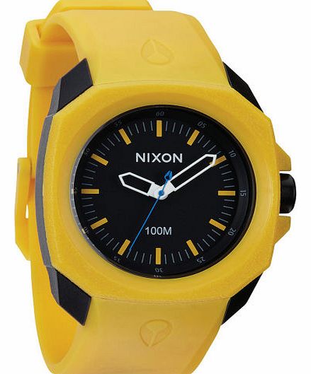 Mens Nixon Ruckus Watch - Yellow / Black