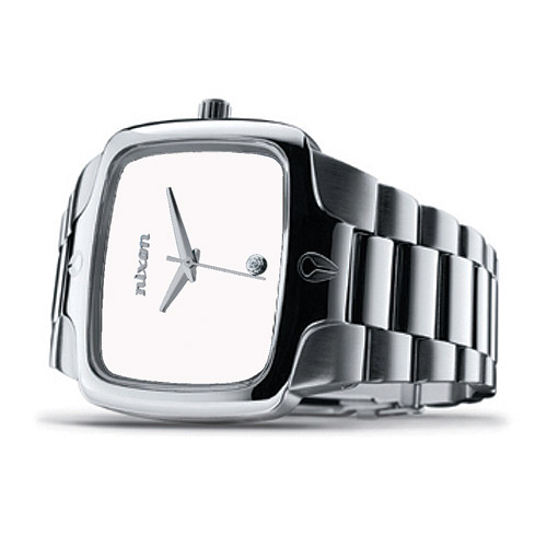 Mens Nixon The Player Watch - A140 1130 Silver