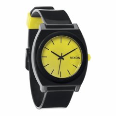 Nixon Mens Nixon The Time Teller P Watch Black Lime