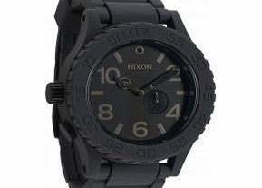 Nixon Mens Rubber 51-30 Grey Black Watch