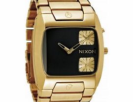 Nixon The Banks Chronograph Gold Watch