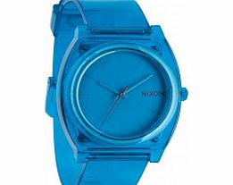 Nixon The Time Teller P Translucent Blue Watch
