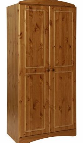 NJA Furniture Aviemore 2-Door Robe, 192 x 82 x 49 cm, Antique Pine