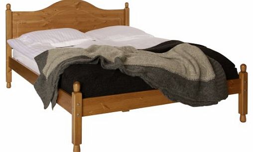 Copenhagen Double Bed, 4 ft 6-inch, 95 x 200 x 147 cm, Antique Pine