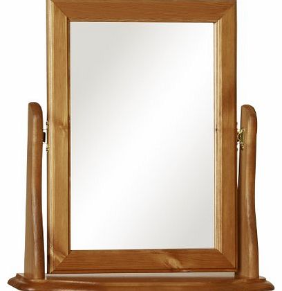 Copenhagen Dressing Table Mirror, 47 x 49 x 14 cm, Antique Pine