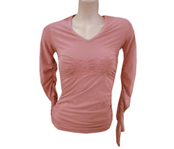 No Lita Long sleeved v-neck top