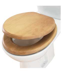 no Natural Pine 2 Piece Toilet Seat