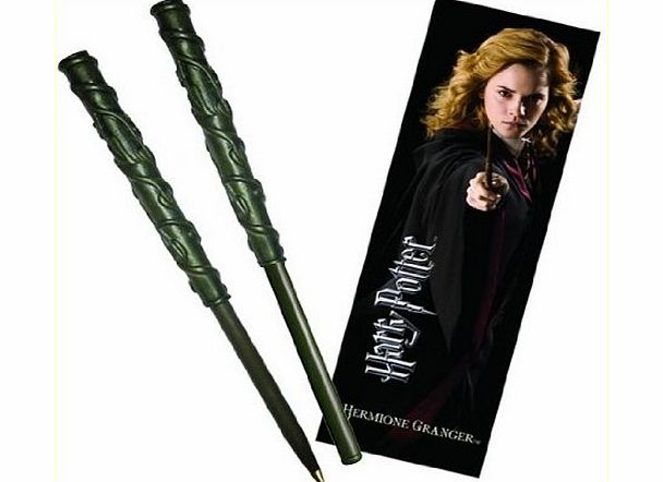 Noble Collection Harry Potter: Hermione pen and bookmark set.