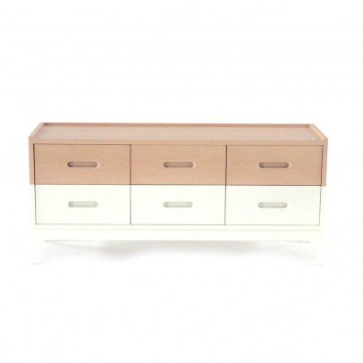 Nobodinoz 6-drawer Chest of Drawers - White `One size