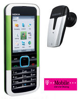 Nokia 5000   Free Bluetooth Headset T-Mobile Pay as you Go Talk and Text