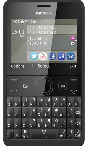 Nokia Vodafone Nokia Asha 210 Pay as you go Handset - Black