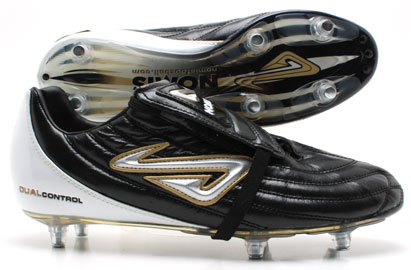 Spark 6 Stud SG Football Boots Black / White