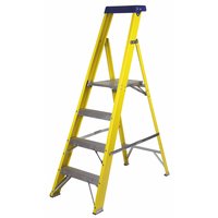 10 Tread Fibreglass Platform Step Ladder