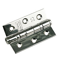 Non-Branded Ball Bearing Hinge Polished Stainless 76mm 1Pr