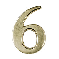 Brass Door Numeral No 6 or 9