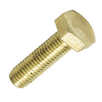 Brass Set Screw M8 andtimes; 30mm Pack of 10