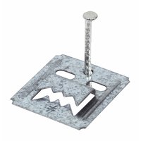 Non-Branded Cladding Clips, Steel-Self Colour 3mm Pack of 100