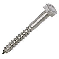 Coach Screws A2 Stainless Steel M6 x 50mm Pack of 10