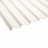 Corrugated PVCu Sheet 1.83 x 1.09m Clear Pack of 10