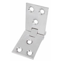 Counter Flap Hinge Satin Chrome 38 x 102mm Pack of 10