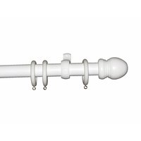 Non-Branded Curtain Pole White 35mm x 3m