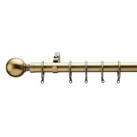 Extendable Curtain Pole Antique Brass 25mm x