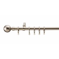 Extendable Metal Curtain Pole Stainless Steel